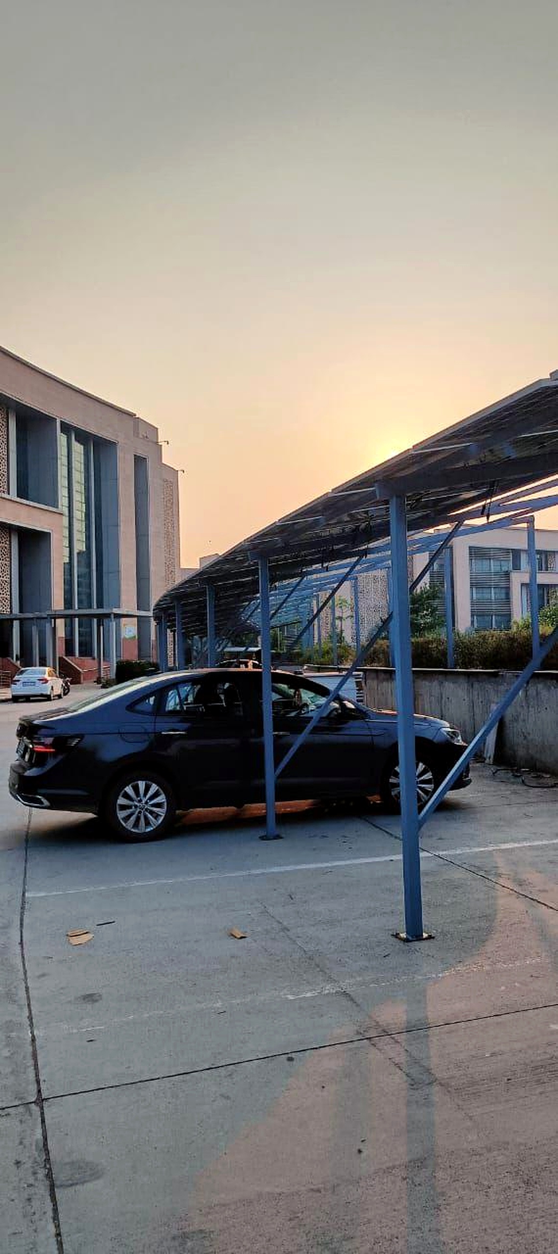 Solar-powered EV charging